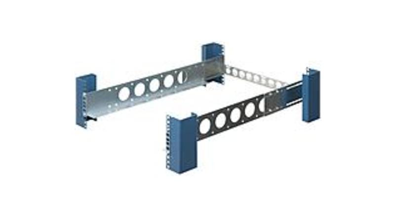 Innovation First 2UKIT-109 2U Generic Non-sliding Rack Mount Rails for 19-inch Server, Relay Racks