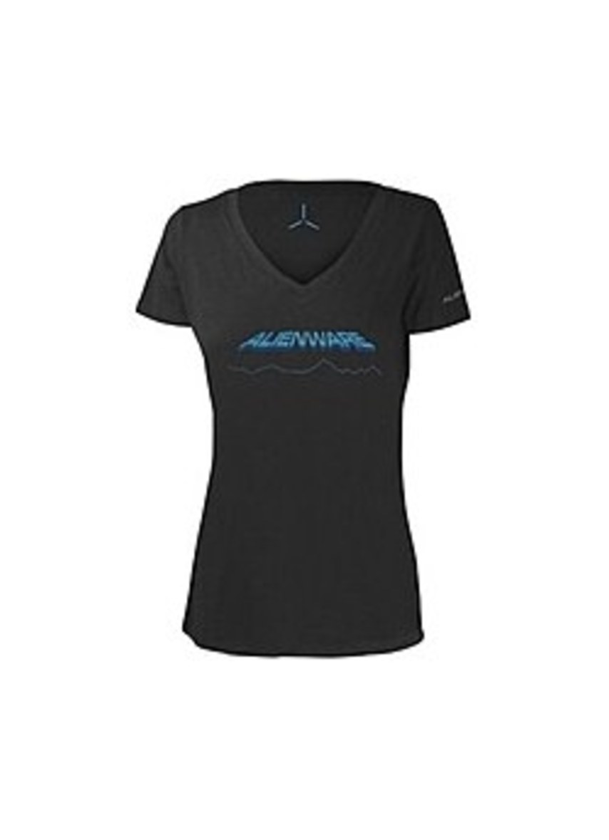 Alienware AWSWDM Space-Age Gaming Gear T-Shirt - Medium - Ladies - Gray