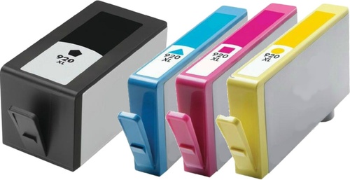 Compatible HP N9H61FN-R 920XL Black and 920 Cyan/Magenta/Yellow Ink Cartridges