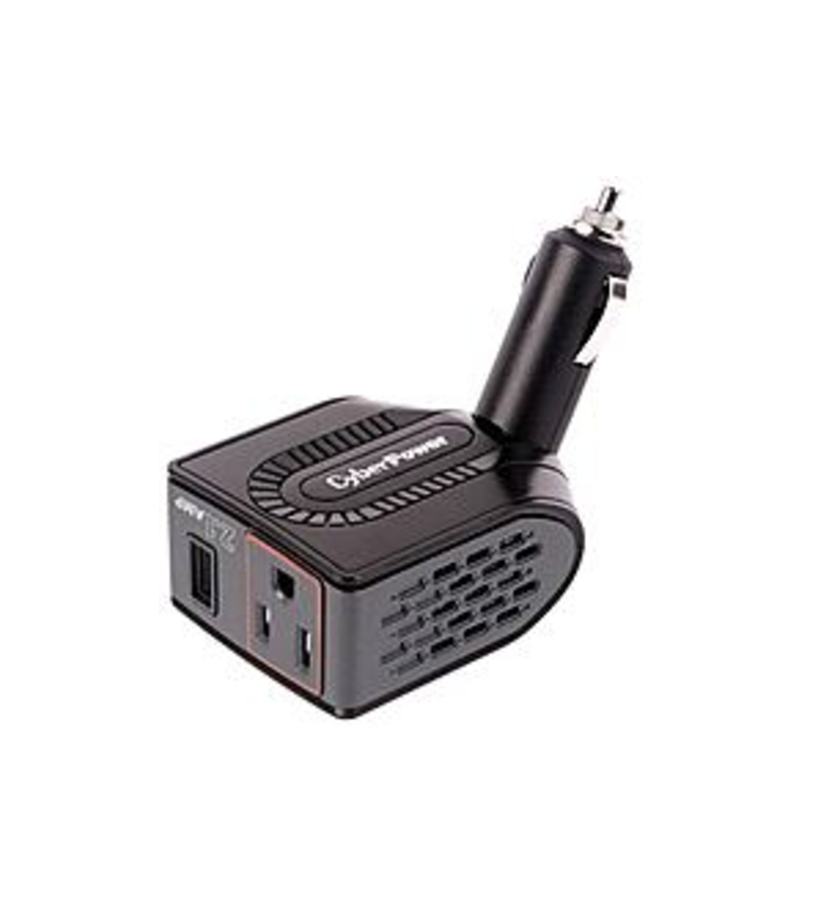 Cyber Power CPS150BURC1 150 Watts Mobile Power Inverter with 2.1 A USB Charger and Swivel Head