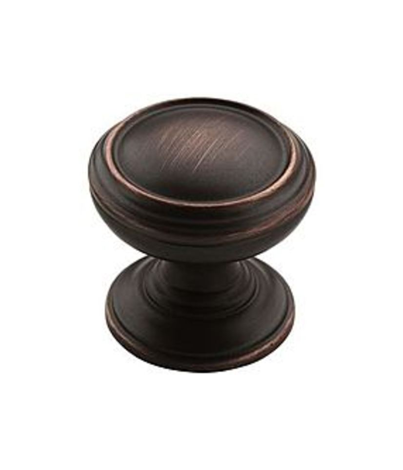 Amerock BP55342ORB 1.25-inch Cabinet Knob - Oil-Rubbed Bronze