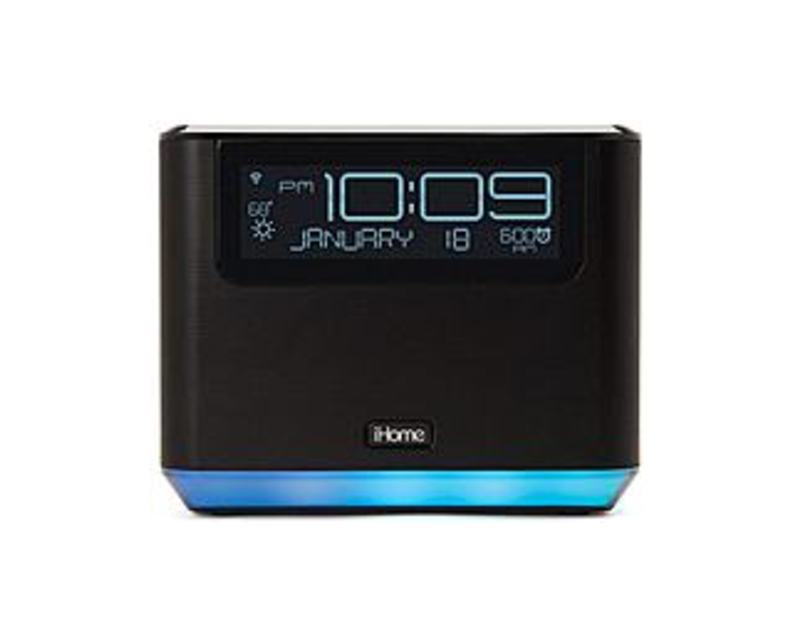 iHome IAVS16B Bedside Smart Alarm Clock with Alexa Radio - Black