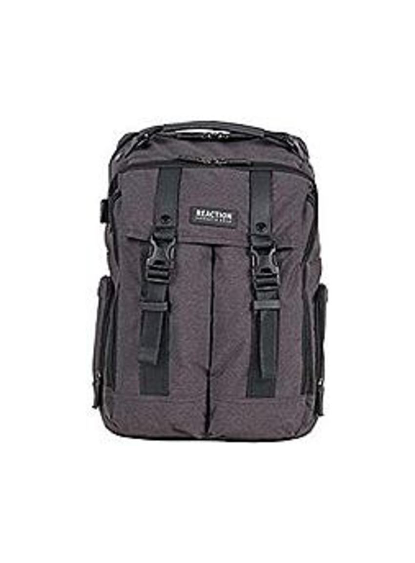 Kenneth Cole 023572509634 Reaction 600d Polyester Backpack for 15.6 inch Laptop with USB Port - Gray