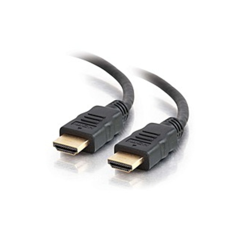 C2G 2ft High Speed HDMI Cable With Ethernet - 4K - UltraHD - HDMI For Audio/Video Device - 2 Ft - 1 X HDMI Male Digital Audio/Video - 1 X HDMI Male Di