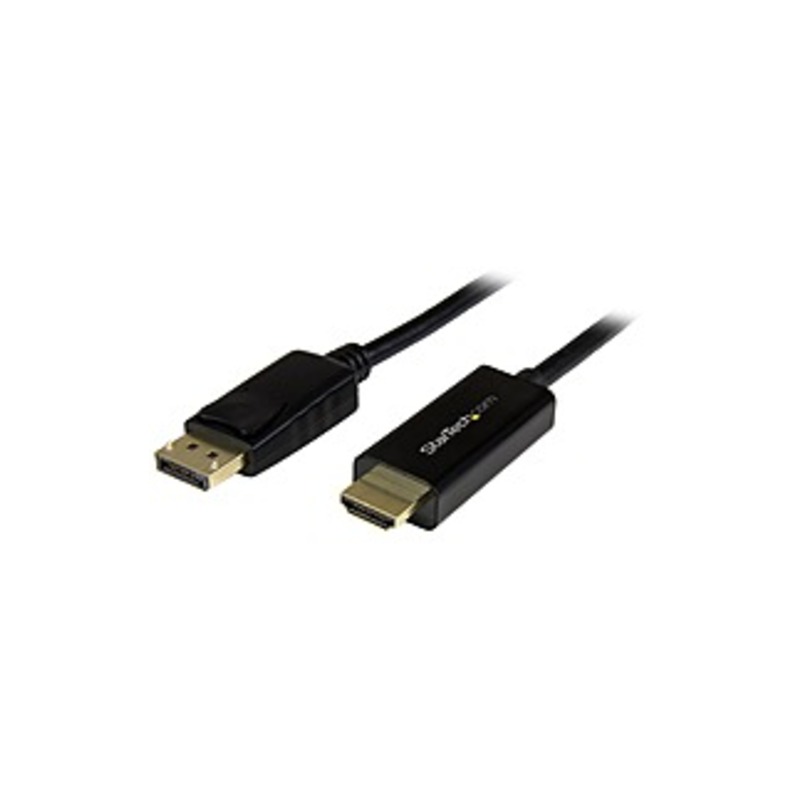 DisplayPort to HDMI Adapter Cable - 5 m (16 ft.) - DP to HDMI Adapter with Built-in Cable - (M / M) Ultra HD 4K 30 Hz - 16.40 - STARTECH.COM DP2HDMM5MB