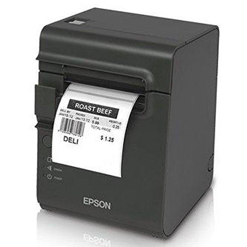 Epson C31C412A7711 TM L90 Plus Label Printer - Thermal Line - Monochrome - 203 X 203 Dpi - Peeler - LAN - USB Host - Print Server - Dark Gray