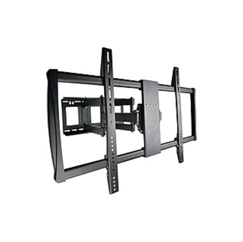 Monitor TV Wall Monitor Mount Swivel/Tilt 60"" to 100"" TVs / Monitors / Flat-Screens - 300 lb Load Capacity - Metal - Black - Tripp Lite DWM60100XX