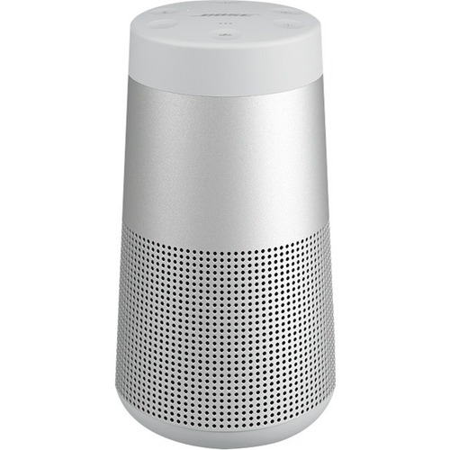 SoundLink Portable Bluetooth Speaker System - Siri, Google Assistant Supported - Luxe Silver - Tripod Mount - True360 Sound - Near Field Communication -  Bose, 858365-0300