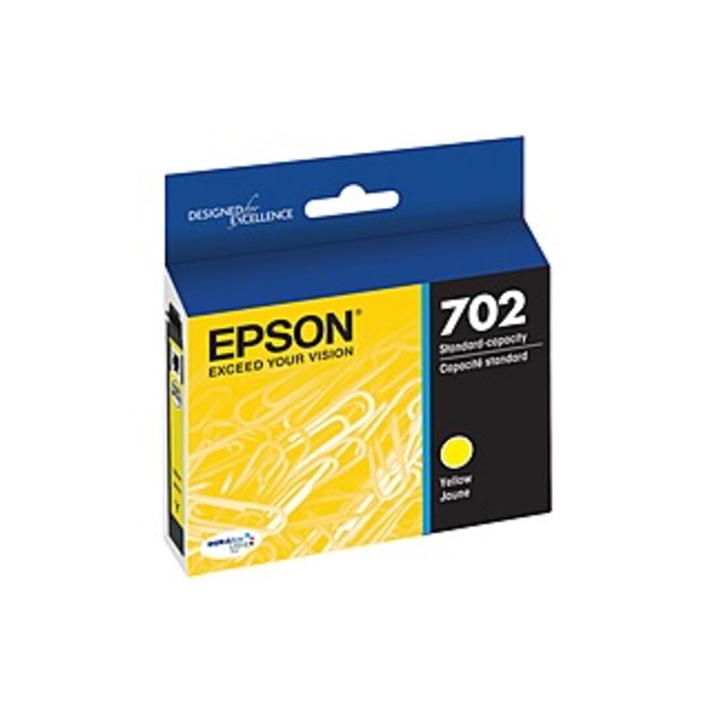 Epson DURABrite Ultra T702 Original Standard Yield Inkjet Ink Cartridge - Yellow - 1 Each - 300 Pages