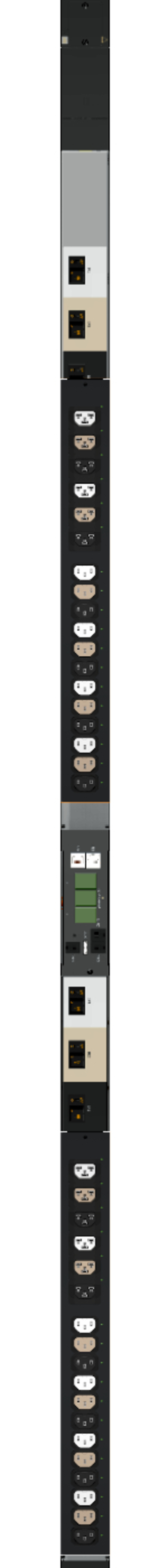 Server Technology C2WG36TE-DQME2966/C Switched POPS Primary Pro2 PDU - 36x Configurable Alt Phase HDOT Outlets - 208v - 3-phase - 60a