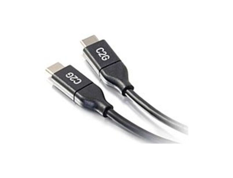 C2G 757120288299 10-Feet USB-C To C Male To Male Cable - USB 2.0  - Black