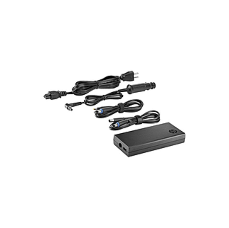 HP 90W Slim Combo Adapter with USB - 90 W - 110 V AC, 220 V AC Input - 5 V DC, 19.5 V DC Output -  Hewlett-Packard, H6Y84UT