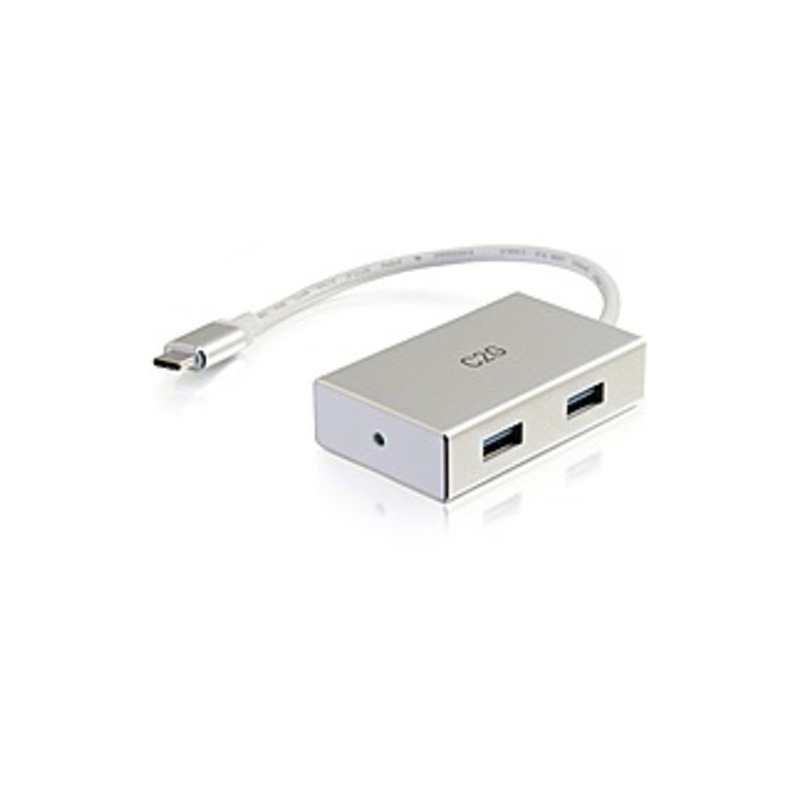 C2G USB C Hub - USB C 3.0 to 4-Port USB Hub - USB Type C - External - 4 USB Port(s) - 4 USB 3.1 Port(s) - PC, Mac -  757120298274