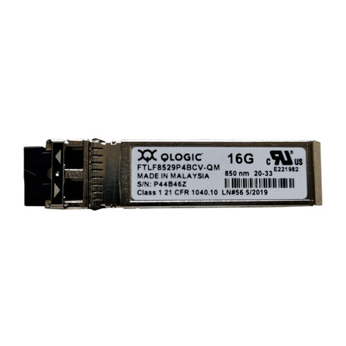 Qlogic FTLF8529P4BCV-QM Multi-mode Transceiver Module - 16 Gbps - Duplex LC - SFP+ - Digital Diagnostics