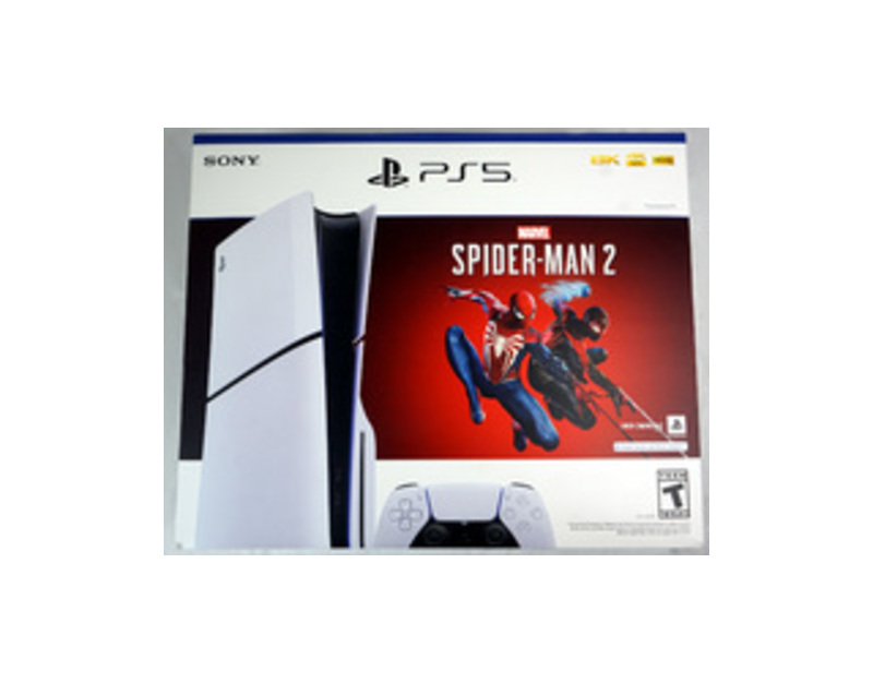 Sony - PlayStation 5 Slim Console – Marvel's Spider-Man 2 Bundle (Full Game Download Included) - White