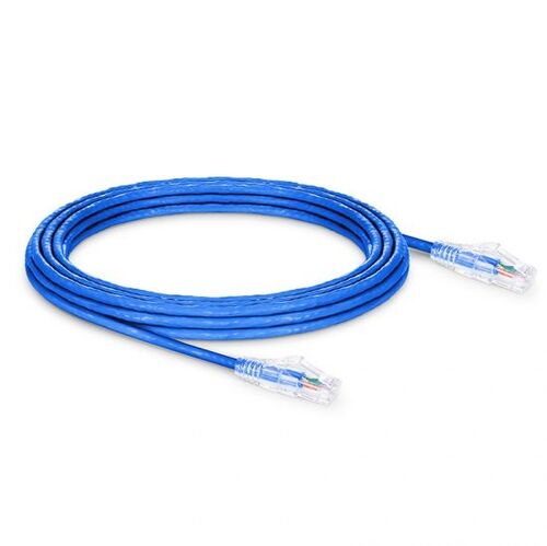 FS.com 70643 20feet Cat6 24AWG Snagless Ethernet Network Patch Cable - Unshielded (UTP) - PVC CM (Round) - Blue