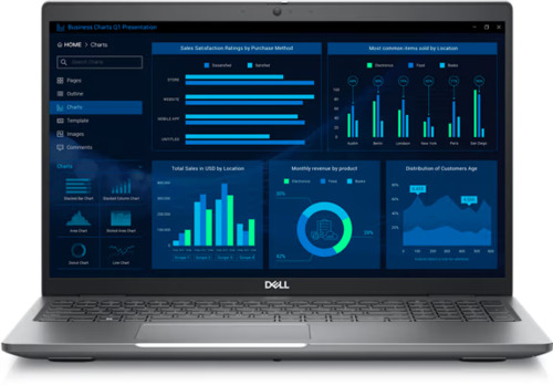 Dell Precision 3581 Mobile Workstation - Intel Core I7-13700H Processor - 64GB Memory - 1TB NVMe SSD - 15.6-inch 1920x1080 Display - Windows 11 Profes