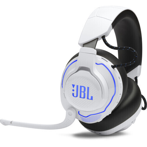 UPC 050036394437 product image for JBL JBLQ910PWLWHTBLUAM Quantum 910P Headset - Over-Ear - Stereo - Dynamic Driver | upcitemdb.com