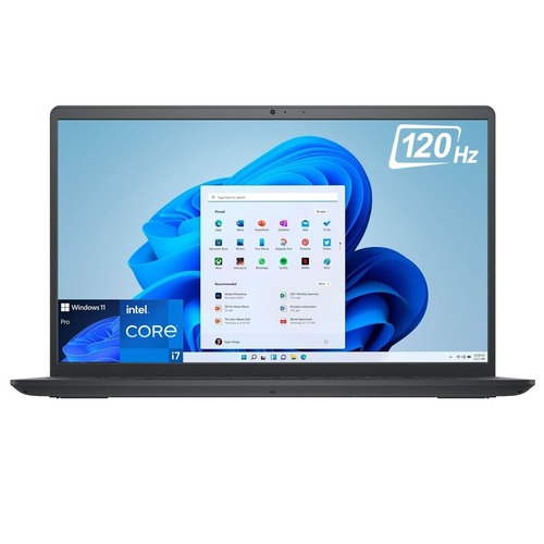 Inspiron 15 3520 15.6 Inches FHD Laptop - Intel i7-1255U (12th Gen) - 4.7 GHz - 8 GB DDR4 - 512 GB NVMe Solid State Drive - Wi - Dell I3520-5890BLK-PUS