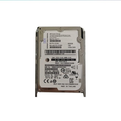 IBM 01EJ717 600 GB 2.5 Inches Internal Hard Disk Drive For Lenovo Storage V3700 V2 - 15000 RPM - SAS 12 Gbps