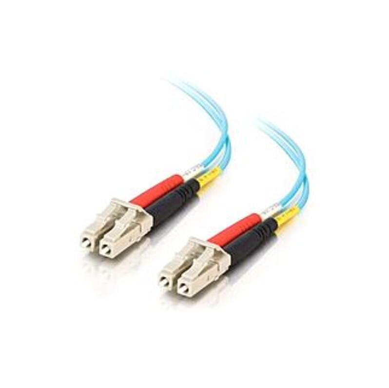 C2G 3m LC-LC 10Gb 50/125 Duplex Multimode OM3 Fiber Cable - Aqua - 10ft - 3m LC-LC 10Gb 50/125 Duplex Multimode OM3 Fiber Cable - Aqua - 10ft