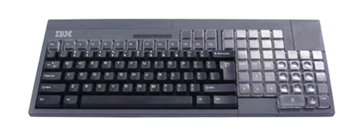 IBM 65Y4051 Modular Alphanumeric Point Of Sale Keyboard - USB - Cables Not Included Iron Gray