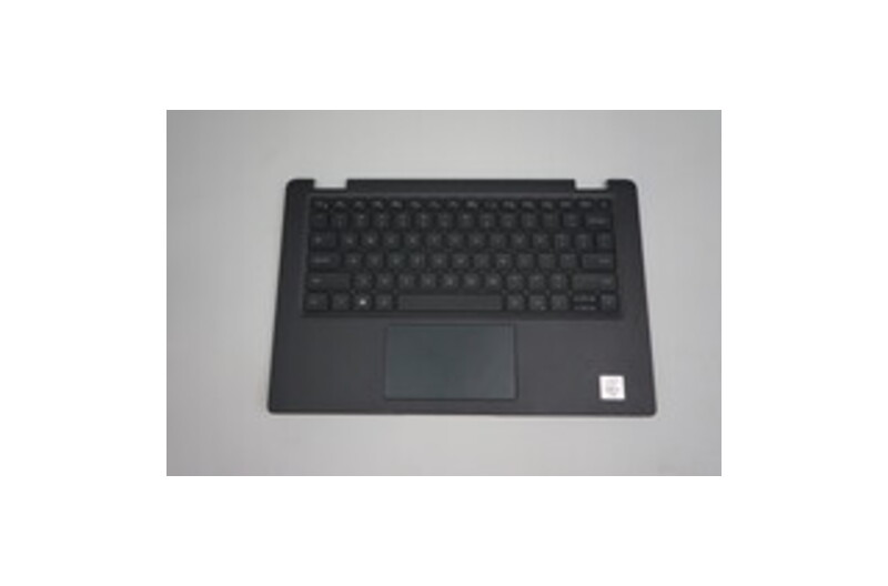 Palmrest With Backlit Qwerty Keyboard And Touchpad Assembly For Latitude 7310 Laptops - Black