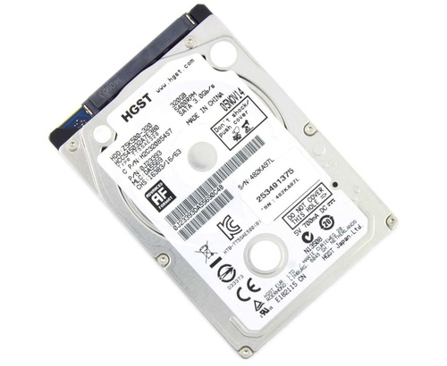 320GB Cinemastar Z5K500 Series Internal Hard Disk Drive - 2.5-inch - 5400 RPM - SATA III 6Gbps - 7mm - Hitachi 0J23393