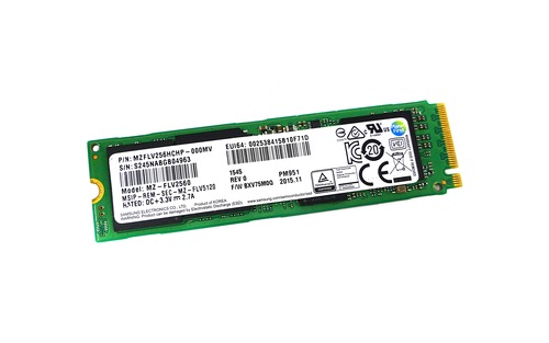 Samsung MZFLV256HCHP-000MV 256 GB Solid State Drive - M.2 2280 - NVMe - PM951 - MZ-FLV2560