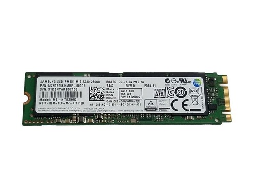 Dell 854HD (Samsung MZ-NTE256D) 256 GB Solid State Drive - M.2 2280 - SATA - PM851