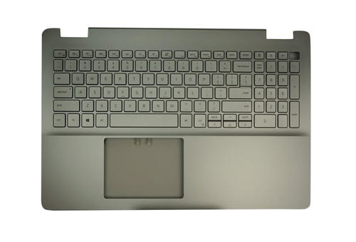 Dell KNCJ1 Laptop Keyboard And Palmrest Assembly For Inspiron 14 5485 5482 5491 2-in-1 - US English - Backlit - Silver