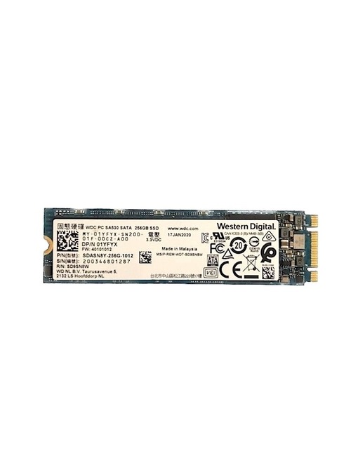 Dell 1YFYX (Western Digital SDASN8Y-256G-1012) 256 GB Solid State Drive - M.2 2280 - SATA - PC SA530