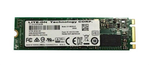 HP 831041-001 (Liteon CV1-8B256-HP) 256 GB Solid State Drive - 6 Gbps - M.2 2280 - SATA