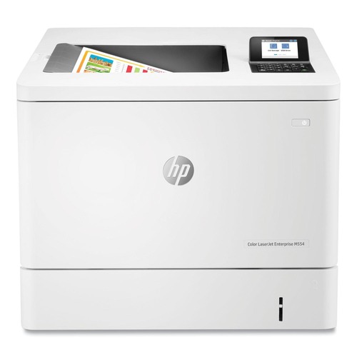 HP M554DN 7ZU81ABGJ LaserJet Enterprise Auto Duplex Color Printer With 2.7 Inches LCD Screen - White - 600 DPI - 35 Pages Per Minute - USB-B 2.0, USB-