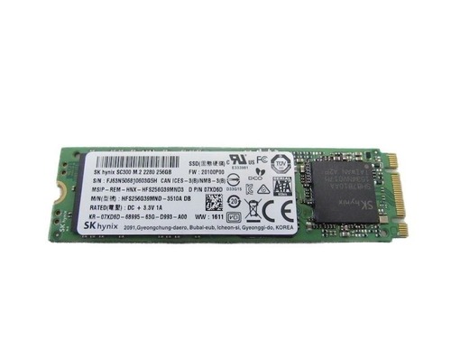 Dell 7XD6D 256 GB Solid State Drive - M.2 2280 - SATA - SC300