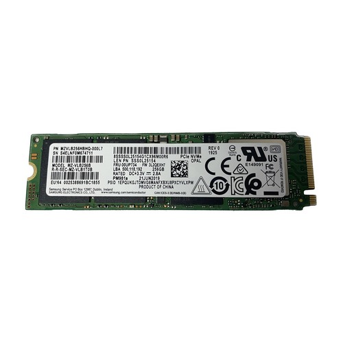 Lenovo 00UP734 256 GB Solid State Drive - M.2 2280 - NVMe - OPAL - PM981A