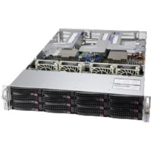 Supermicro 2024US-TRT 2U Rack Mount Barebones Server With Motherboard And Heatsink - Chassis Only