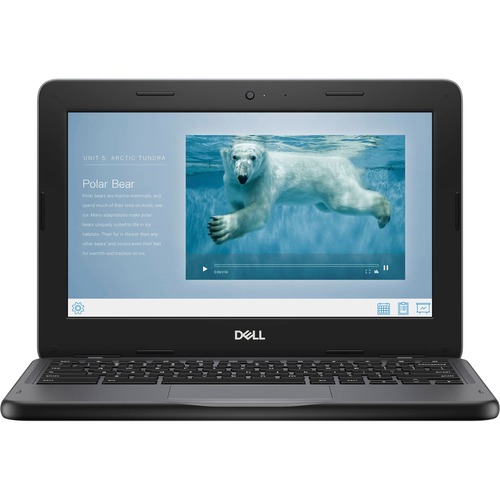 Dell Chromebook 3000 3110 05TGT 11.6 Inches HD Touchscreen Education Laptop - Black - Intel Celeron N4500 Dual-Core - 4 GB - 32 GB Flash Memory  - Int