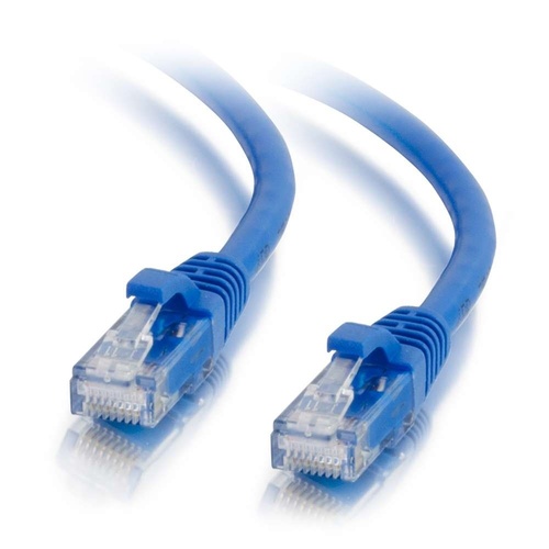 C2G 757120007012 15-feet CAT6a Ethernet Network Patch Cable - Snagless - Unshielded (UTP) - 1x RJ-45 Male - 1x RJ-45 Male - 10GBase-T - Blue