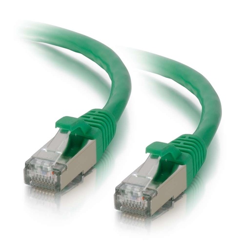 C2G 757120008378 15-feet CAT6 Ethernet Network Patch Cable - Snagless - Shielded (STP) - 1x RJ-45 Male - 1x RJ-45 Male - Green