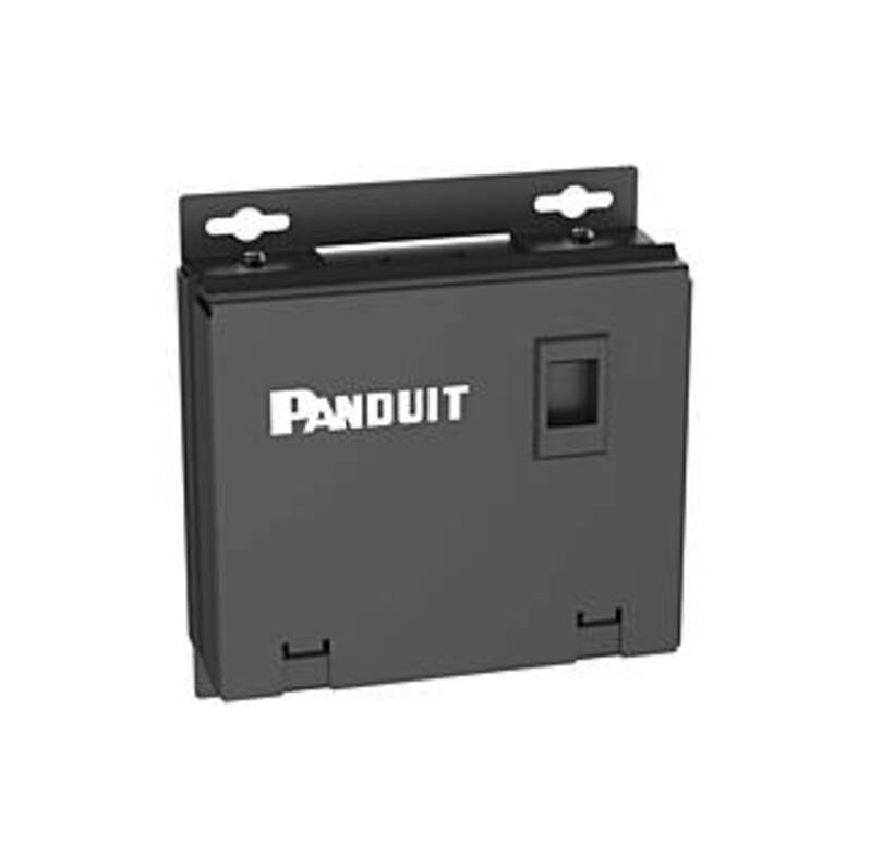 Panduit PanZone Mounting Box - Black - 1 - Steel