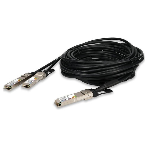 Mellanox MCA7J50-H004R 4 Meter Direct Attach Copper Splitter Cable - Black - InfiniBand - IB HDR - Second End: 2x QSFP56 Network - 200 Gbps