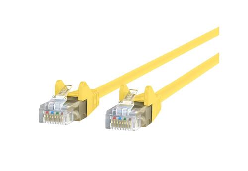 Belkin A3L791-25-YLW 25-feet Cat5e Ethernet Network Patch Cable - Yellow - RJ-45 Male To RJ-45 Male