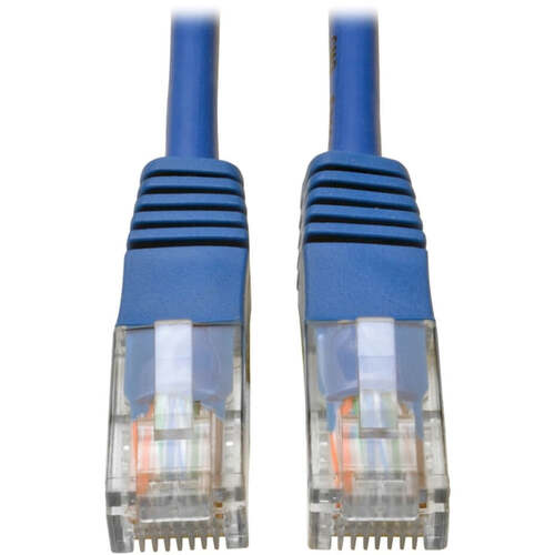 Eaton Tripp Lite Series N002-006-BL 6-feet Cat5e Ethernet Network Patch Cable - Blue - Snagless - Molded - UTP - 350 MHz - PoE - 1 X RJ-45 Male To 1 X