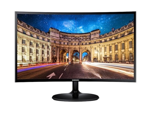 SAMSUNG 24  Class Curved Full HD (1920 x 1080) 60Hz 4ms FreeSync Monitor - LC24F396FHNXZA