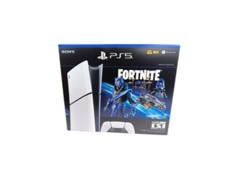 UPC 711719592938 product image for Playstation 5 Slim Digital Edition - Fortnite: Cobalt Star Bundle - White | upcitemdb.com